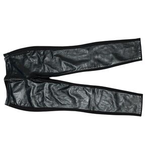 WHBM Faux Leather Legging Black Size 8